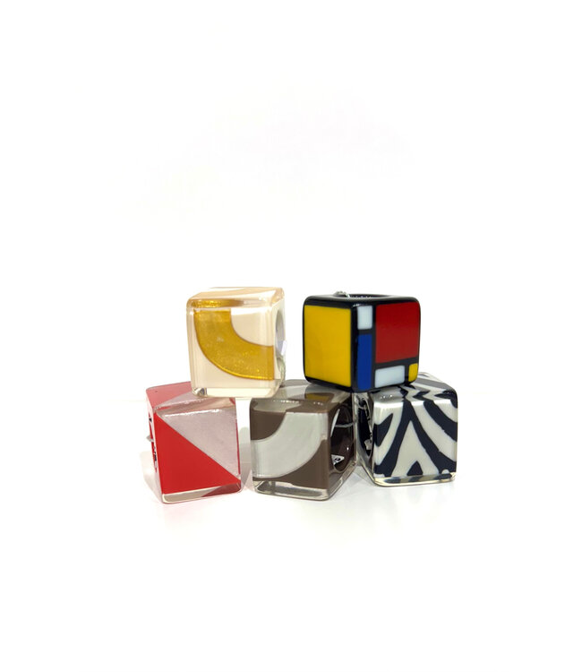 Zsiska Cubed Necklace Bead - Assorted Design