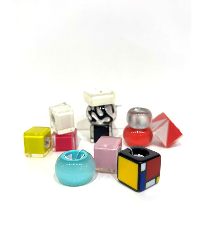 Zsiska Cubed Necklace Bead - Assorted Design