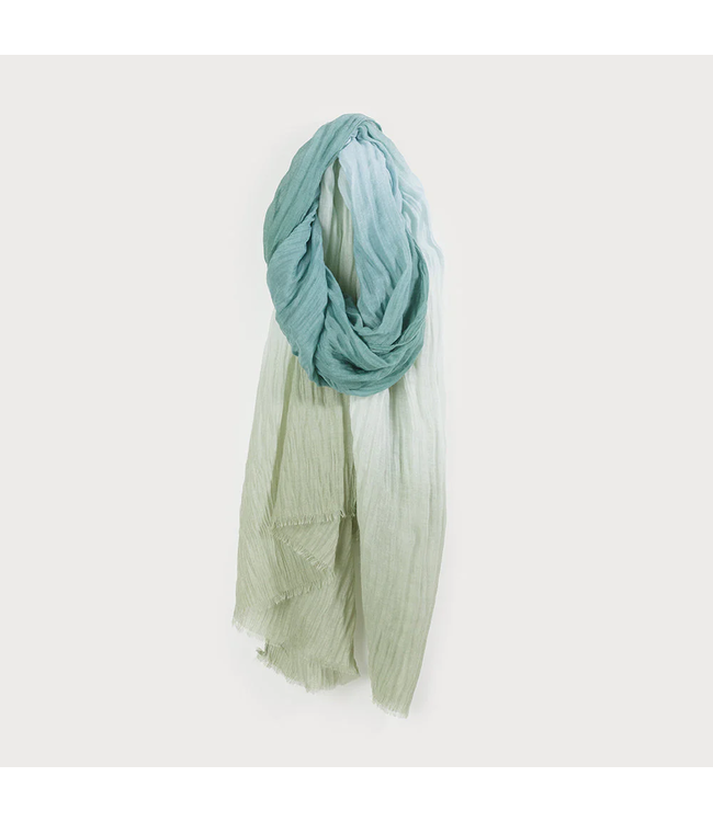 Lightweight Ombre Scarf - Greens