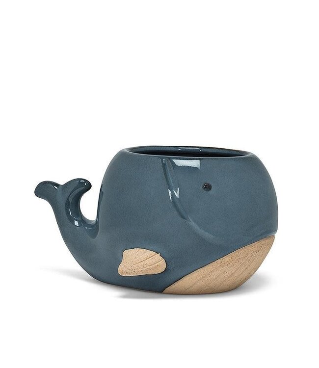 Abbott Blue Whale Planter 3" H