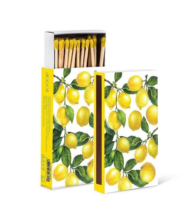 Abbott Allover Lemon Matches - 4"