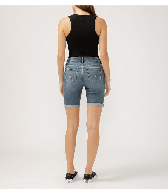 Silver Jeans Elyse Bermuda Short - Indigo