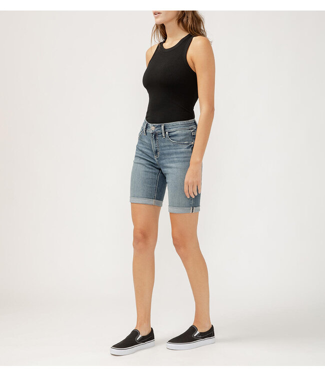 Silver Jeans Elyse Bermuda Short - Indigo