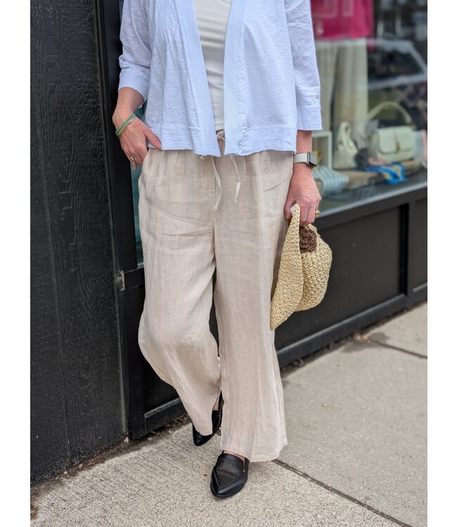 Cream CRBellis 7/8 Pant - Crispy Sand