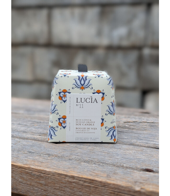 Lucia Lucia Candle S 11 - Blue Lotus & Sicilian Orange