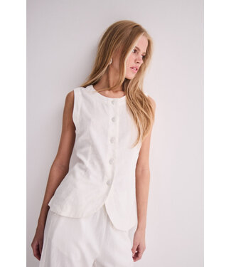 ICHI IHLinno Vest - White