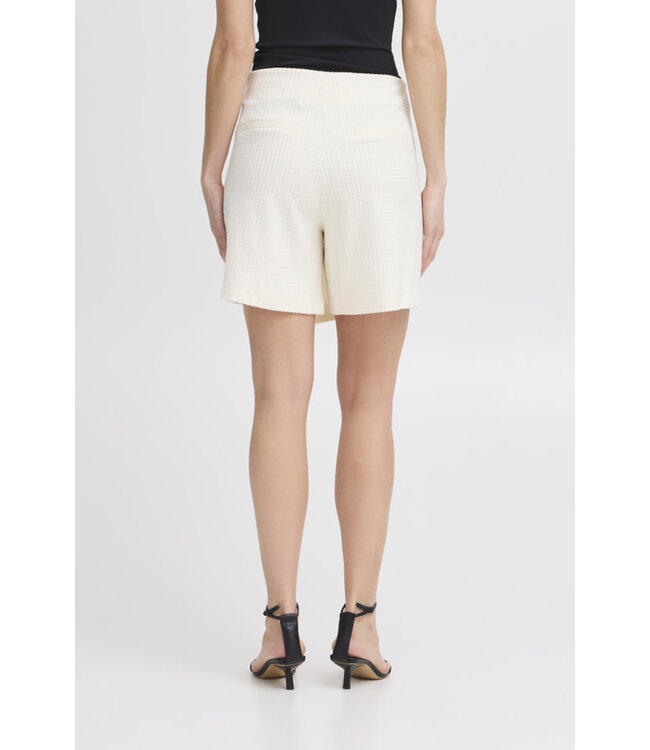 ICHI IHKate Asymmetric Skort - Cream