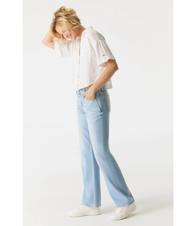 Cup of Joe Denim Nova Straight Leg Jeans - Light Wash