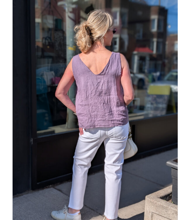 ICHI IHZiggy Straight Leg Jens - White