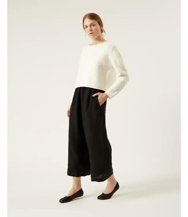 naif Domi Linen Pants - Black