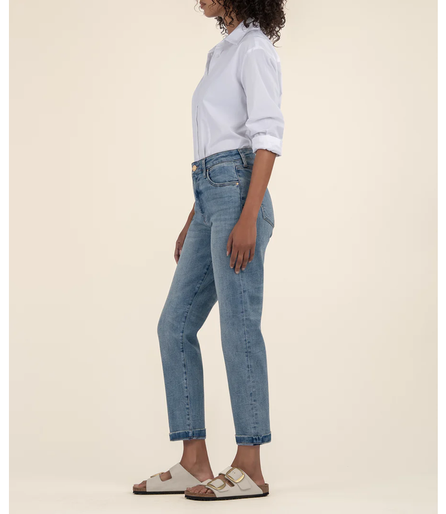 KUT Jeans Sienna Baggy Boyfriend Crop - Honesty