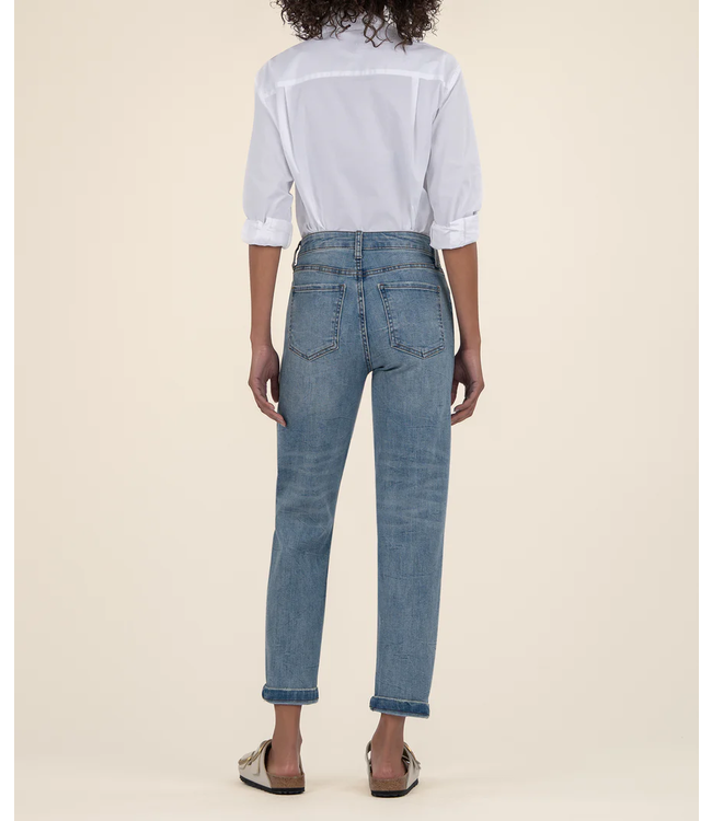 KUT Jeans Sienna Baggy Boyfriend Crop - Honesty