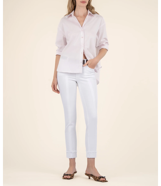 KUT Jeans Amy Crop Straight Leg - Optic White