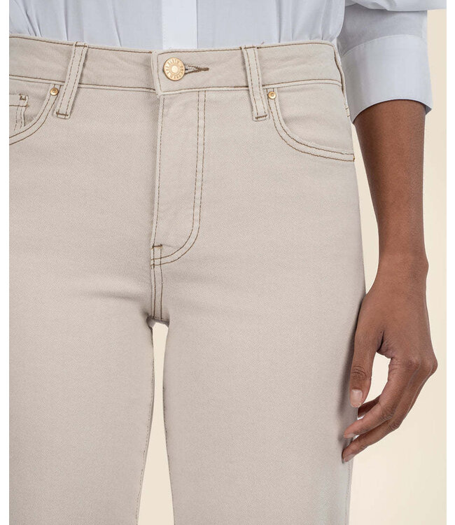 KUT Jeans Charlotte High Rise Culotte - Ecru