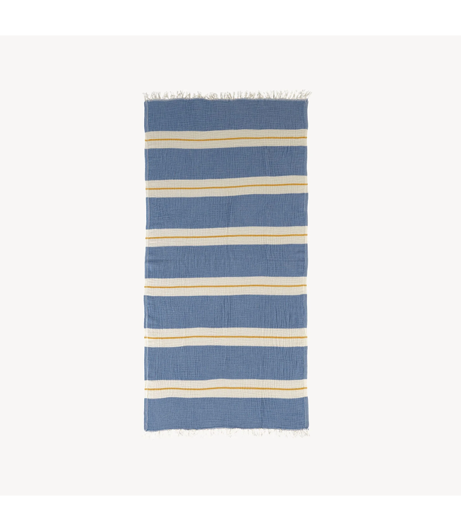 Pokoloko Turkish Towel - Crinkle - Royal Blue