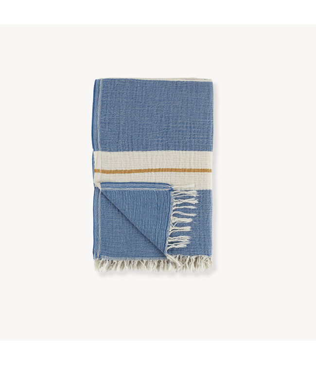 Pokoloko Turkish Towel - Crinkle - Royal Blue