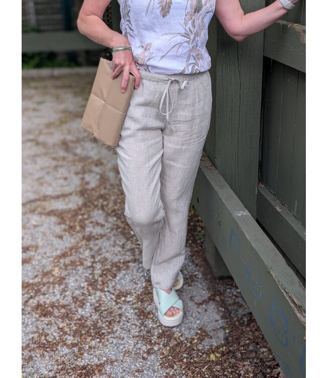 naif Allen Linen Pants - Oat