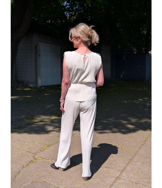 ICHI IHMikala Sleeveless Blouse - Almond Milk