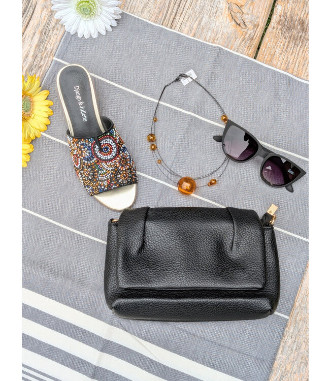 Pleated Flap Handbag - Assorted