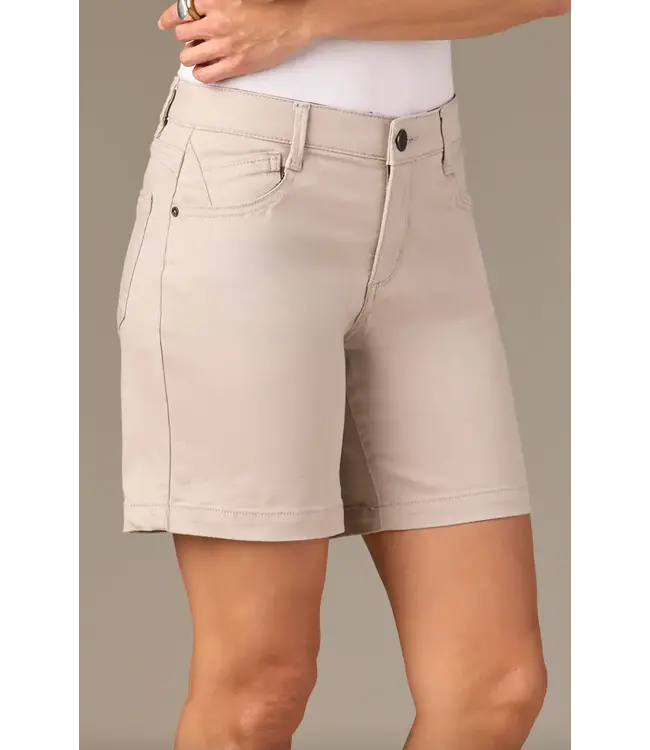Wit & Wisdom Stretch Twill Shorts - Flax