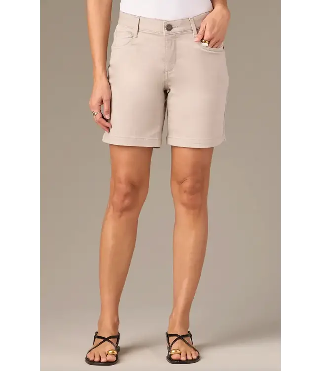 Wit & Wisdom Stretch Twill Shorts - Flax