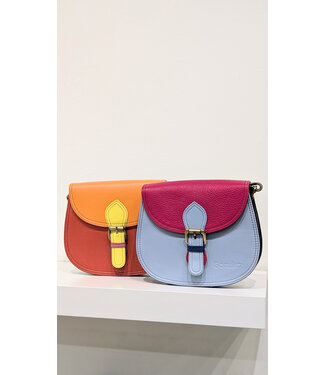 Soruka Ally Leather Saddle Bag - Assorted