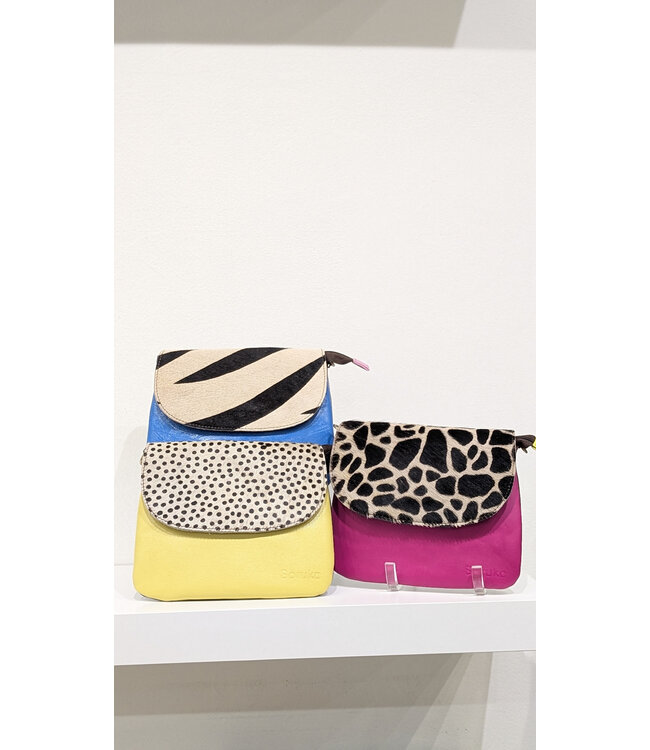 Soruka Cora Leather Crossbody / Clutch - Assorted