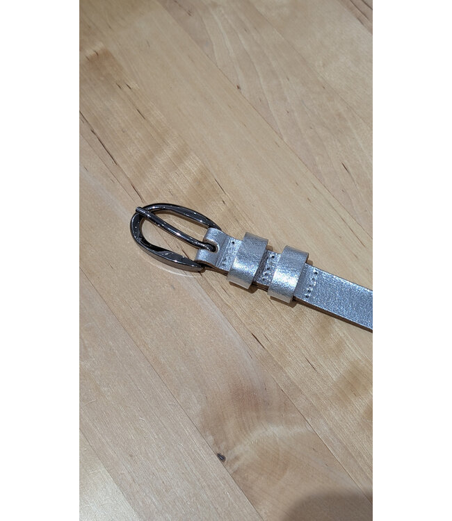 Jade Thin Belt - Silver