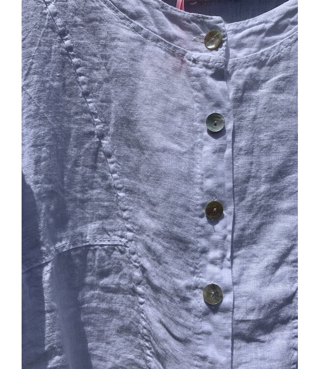 Jacket W/ Roll Tab - White