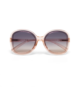 Okkia Anna Butterfly Sunglasses - Transparent Pink