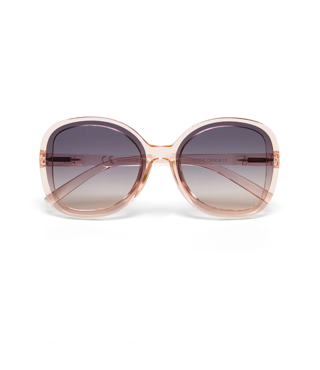 Okkia Anna Butterfly Sunglasses - Transparent Pink
