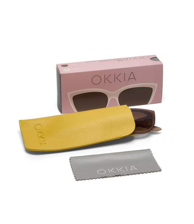 Okkia Silvia Cat Eye Sunglasses - Pink