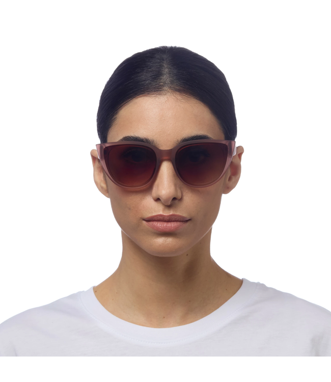 Okkia Silvia Cat Eye Sunglasses - Pink Havana