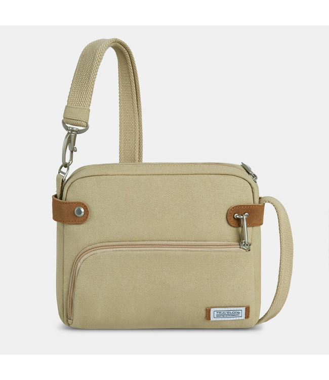 Travelon Anti-Theft Heritage Crossbody - Natural