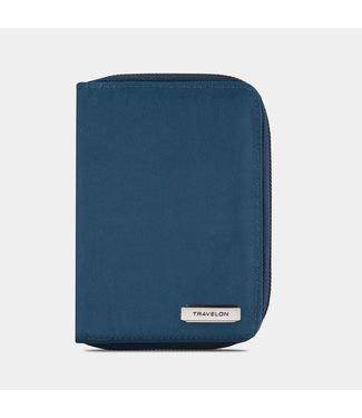 Travelon RFID Passport Zip Wallet - Ocean