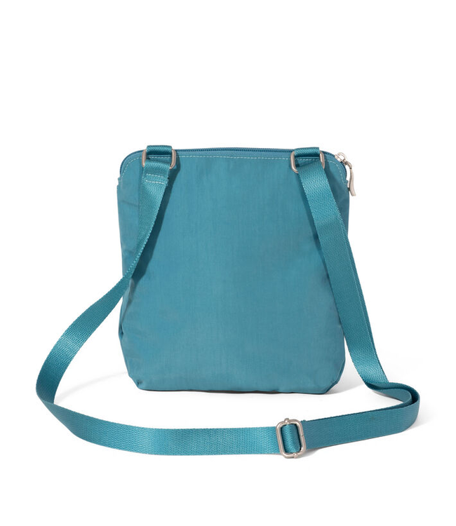 Baggallini Coastal Flip Lock Mini Crossbody Bag - Seaside Blue