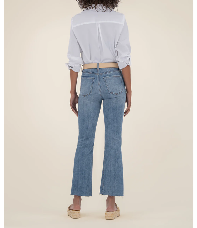 KUT Jeans Kelsey High Rise Inset Ankle Flare - Acceptance