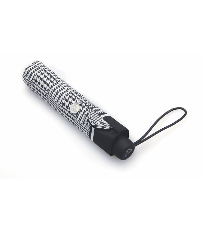 Fulton Superslim Umbrella - Houndstooth