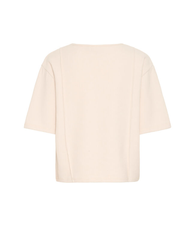 ICHI IHnesleya T-Shirt Sweater - Oatmeal Melange