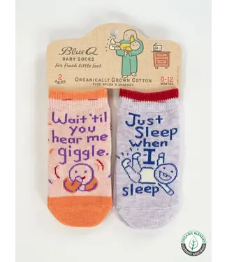 Blue Q Baby Socks - Hear Me Giggle