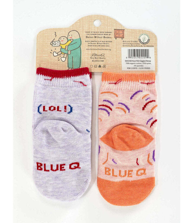 Blue Q Baby Socks - Hear Me Giggle