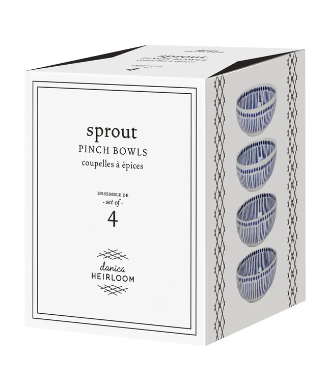 Danica Studio Set of 4 Pinch Bowls - Sprout