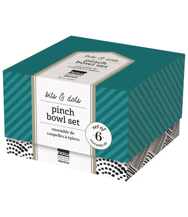 Danica Studio Set of 6 Pinch Bowls - Bits & Dots