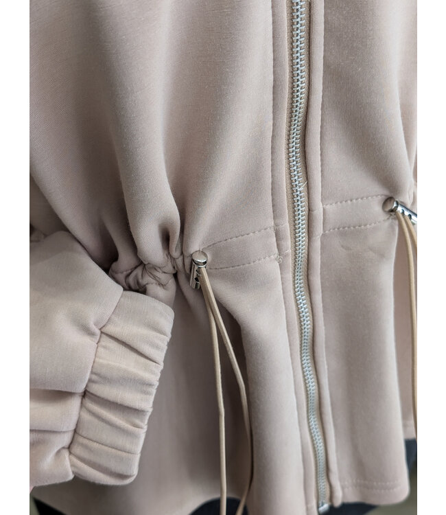 B. Young ByTullas Lightweight Zip Jacket - Hummus