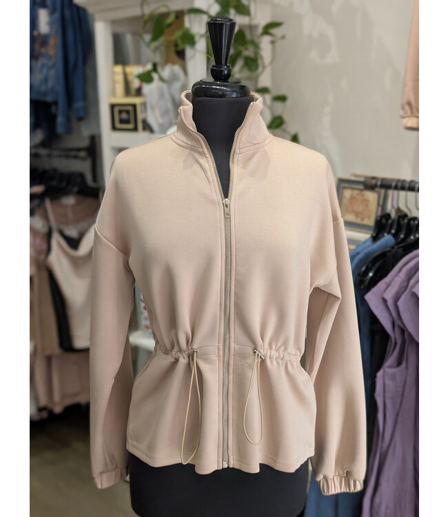 B. Young ByTullas Lightweight Zip Jacket - Hummus