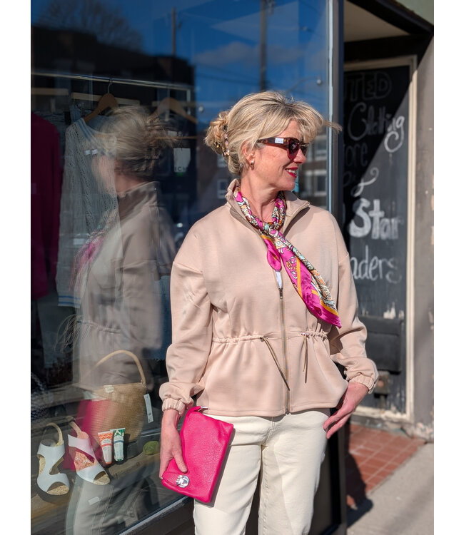 B. Young ByTullas Lightweight Zip Jacket - Hummus