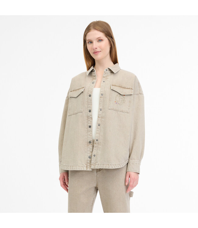 Litta Denim Jacket - Ecru