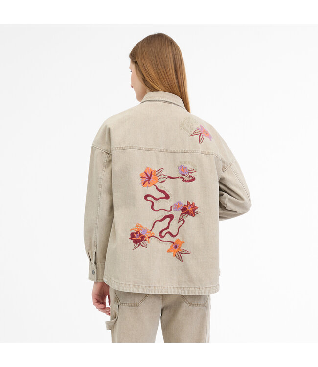 Litta Denim Jacket - Ecru