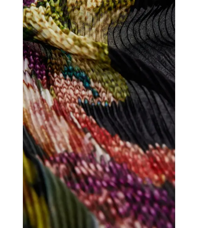 Desigual Antique Floral Print Scarf