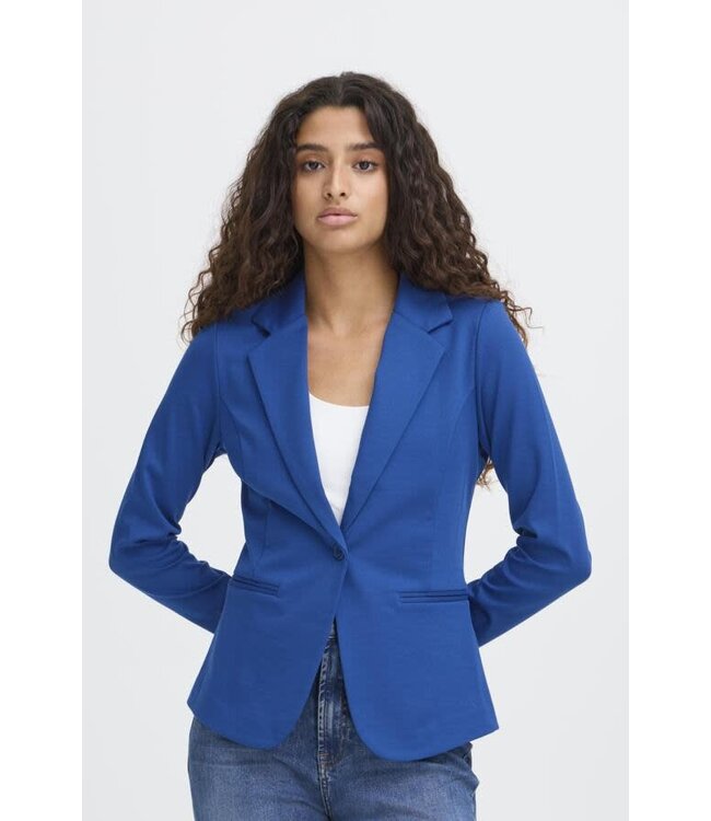 ICHI Kate Blazer - Navy Peony